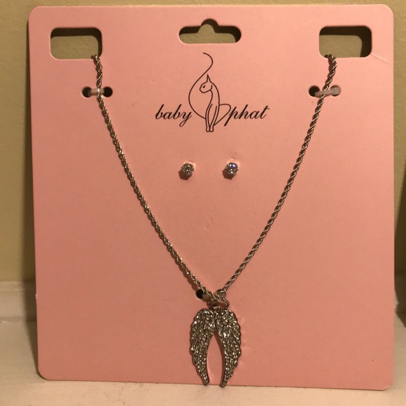 Baby Phat Jewelry New Baby Phat Necklaceearrings Goldsilversavage